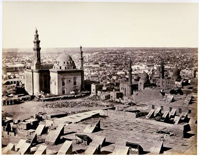Il Cairo dalla Cittadella, prima veduta da Francis Frith