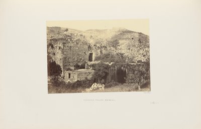 Ceasarea [sic] Filippi (Baneas) da Francis Frith