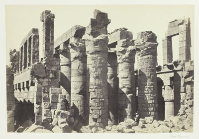 Sala delle Colonne, Karnac da Francis Frith