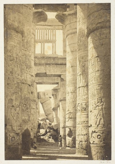Interno della Sala delle Colonne da Francis Frith