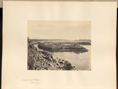 Isola di Philae, R. Nilo da Francis Frith