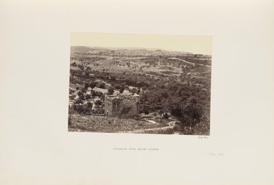 Gerusalemme dal Monte Scopus da Francis Frith