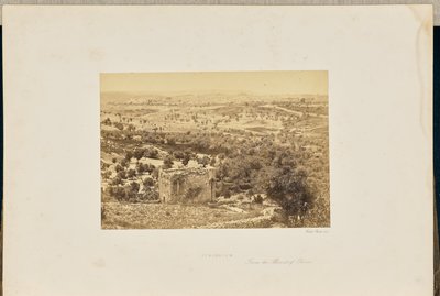 Gerusalemme, dal Monte degli Ulivi da Francis Frith