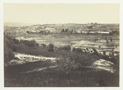 Gerusalemme, dal Monte degli Ulivi, n. 1 da Francis Frith
