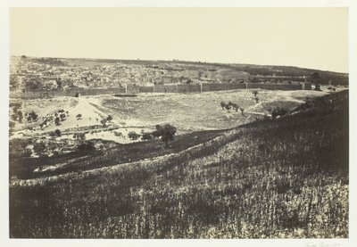 Gerusalemme, dal Monte degli Ulivi, No.2 da Francis Frith