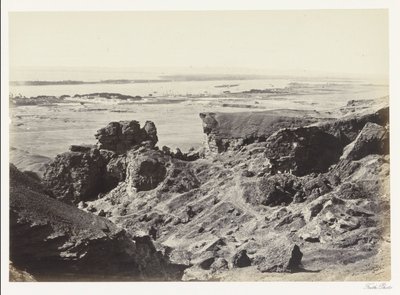 Cava di calcare di Toera sul Nilo da Francis Frith
