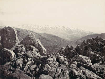 Monte Hermon, il Monte della Trasfigurazione da Francis Frith