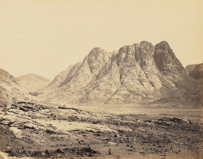 Monte Horeb, Sinai da Francis Frith