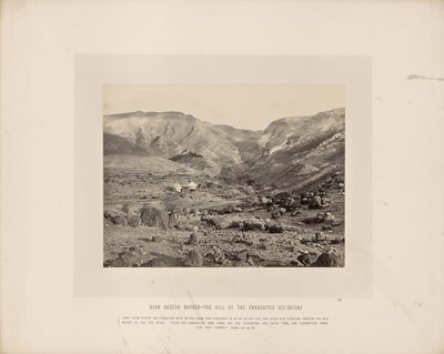 Vicino a Kadesh Barnea - la collina dei Cananei (Ec-Safeh) da Francis Frith