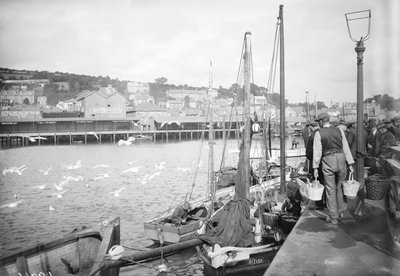 Porto di Newlyn e banchina del pesce, Cornovaglia da Francis Frith