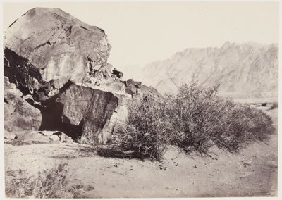 Petroglifi nel Vicino Oriente da Francis Frith