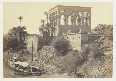 Letto dei Faraoni, Isola di Philæ da Francis Frith