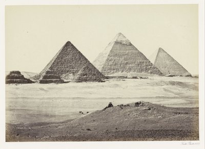 Piramidi di Giza da Francis Frith