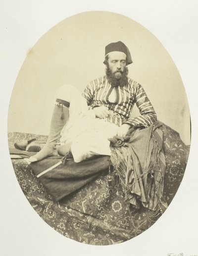 Ritratto, costume estivo turco da Francis Frith