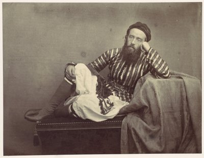 Ritratto, costume estivo turco da Francis Frith