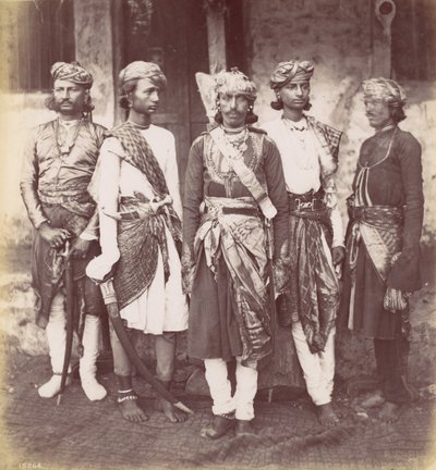 Rajpoots, 1870s da Francis Frith