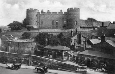 Castello di Shrewsbury, Shrewsbury, Shropshire, c1900s-c1920s da Francis Frith