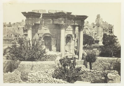 Il tempio circolare, Baalbec da Francis Frith