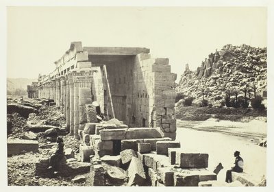 La Colonnata, Isola di File da Francis Frith