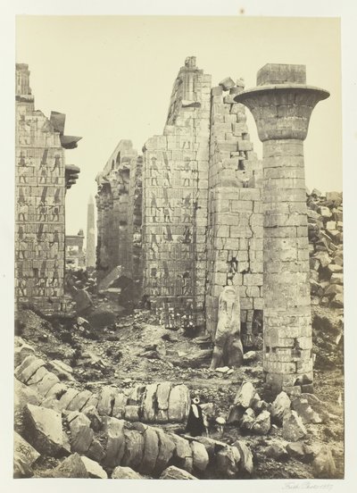 La corte di Shishak da Francis Frith