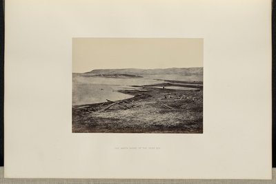 La riva nord del Mar Morto da Francis Frith