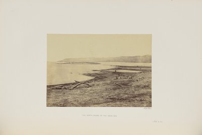 La riva nord del Mar Morto da Francis Frith