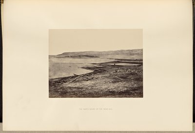 La riva nord del Mar Morto da Francis Frith