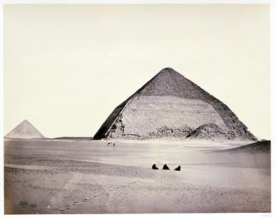 Le piramidi di Dahshoor, da sud-ovest da Francis Frith