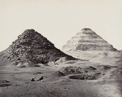 Le piramidi di Saqqara da nord-est da Francis Frith