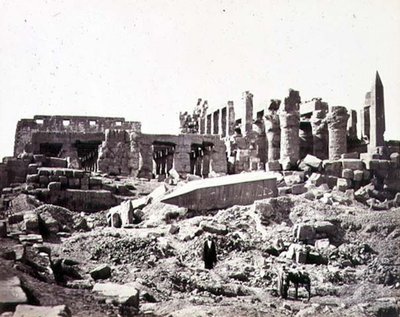 Il Tempio di El-Karnak da Sud-Est da Francis Frith