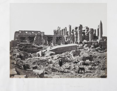 Il Tempio di El-Karnak, da sud-est da Francis Frith