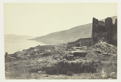 La città e il lago di Tiberiade, da nord da Francis Frith