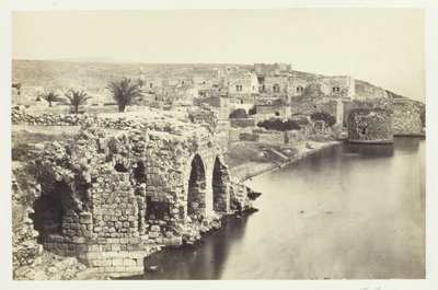 La città e il lago di Tiberiade, dal sud da Francis Frith