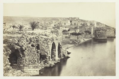 La città e il lago di Tiberio, da sud da Francis Frith