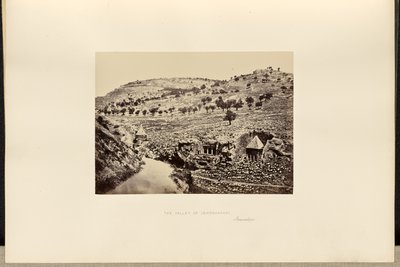 La Valle di Giosafat, Gerusalemme da Francis Frith