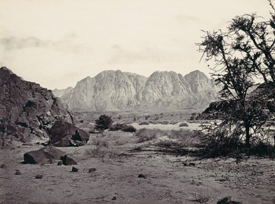 La Valle Scritta, Sinai da Francis Frith