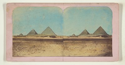 Drei Pyramiden da Francis Frith
