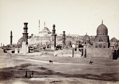 Tombe nel cimitero meridionale, Il Cairo da Francis Frith