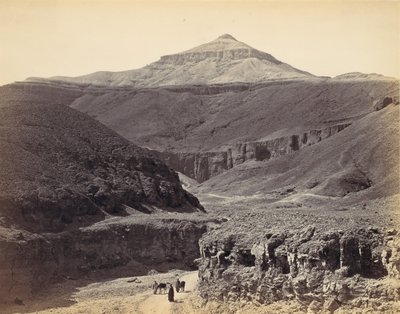 Valle dei Re, Tebe da Francis Frith