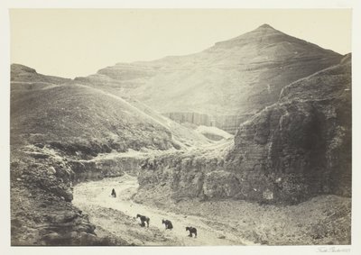 Valle della Tomba dei Re, Tebe da Francis Frith