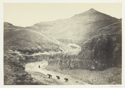 Valle della Tomba dei Re, Tebe da Francis Frith