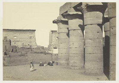 Vista su Luxor da Francis Frith