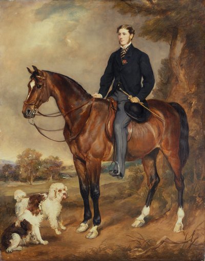 Ritratto equestre di Seymour Sydney Hyde 6° Conte di Harrington da Francis Grant