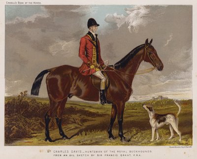 Mr Charles Davis, cacciatore dei Royal Buckhounds da Francis Grant