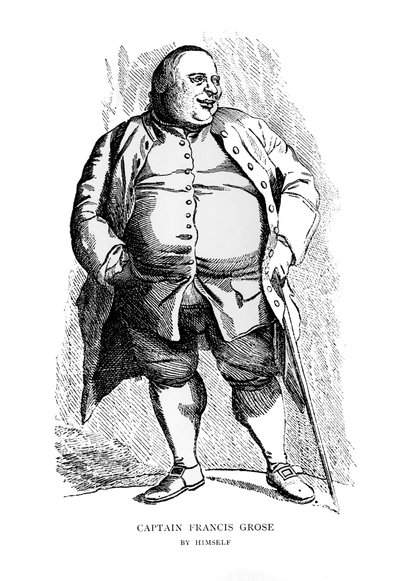 Capitano Francis Grose da sé stesso, XVIII secolo da Francis Grose