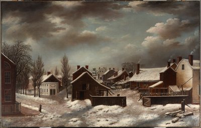 Scena invernale a Brooklyn da Francis Guy