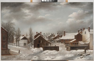 Scena invernale a Brooklyn da Francis Guy