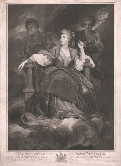 Mrs. Siddons nel Ruolo della Musa Tragica da Francis Haward