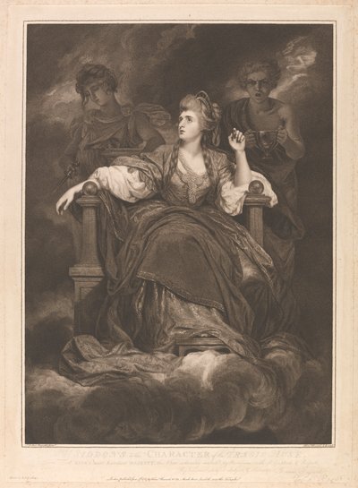 Mrs. Siddons nel ruolo della Musa Tragica da Francis Haward