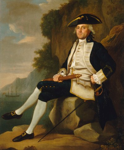 Capitano Sir Edward Vernon (1723-1794), metà del XVIII secolo da Francis Hayman